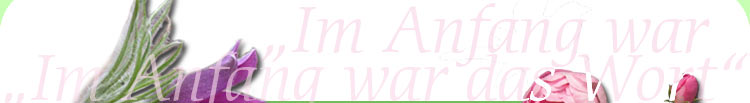 Im Anfang war das Wort